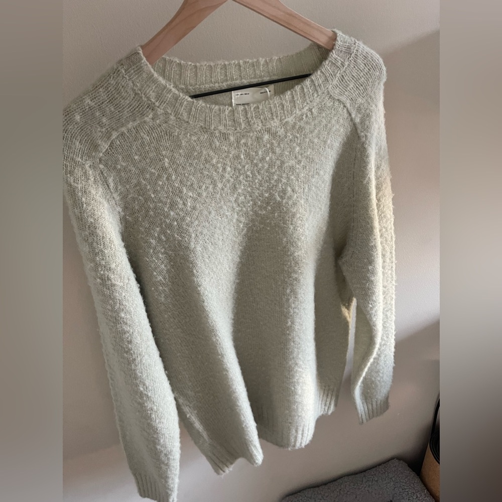 Zara Origins Sage Green Wool Sweater
